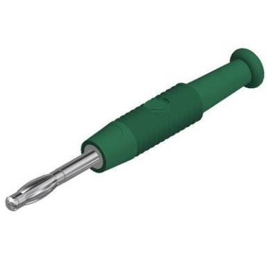 SKS Hirschmann MSTF 2 gn Lamell&aacute;s dug&oacute; Dug&oacute;, egyenes Tű &aacute;tm&eacute;rő: 2 mm Z&ouml;ld 1 db