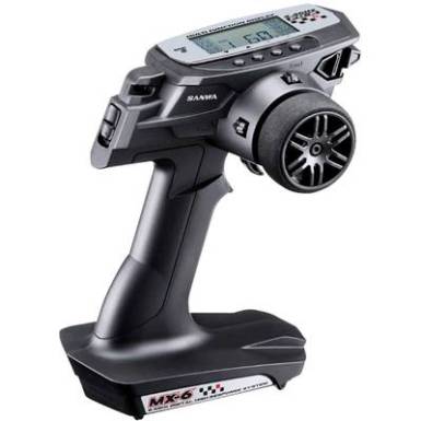 SANWA MX-6 Dry Pisztolymarkolatos távirányító 2,4 GHz Csatornák: 3 2 vevővel SANWA MX-6 Dry Pisztolymarkolatos távirányító 2,4 GHz Csatornák: 3 2 vevővel