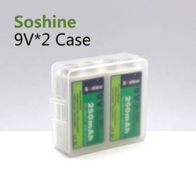 Elemtartó doboz 9 V-os Soshine SBC-018 (H x Sz x Ma) 54 x 52 x 19 mm Elemtartó doboz 9 V-os Soshine SBC-018 (H x Sz x Ma) 54 x 52 x 19 mm