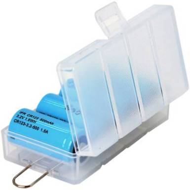 Elemtartó doboz CR-123A Soshine SBC-027 (H x Sz x Ma) 73 x 41 x 22 mm Elemtartó doboz CR-123A Soshine SBC-027 (H x Sz x Ma) 73 x 41 x 22 mm