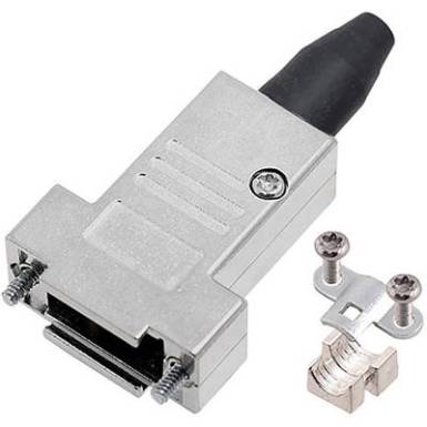 D-SUB ház Pólusszám: 9 Zink öntvény 180 ° Fémes encitech DTSL09-RG-SJS-M3-T-K 1 db D-SUB ház Pólusszám: 9 Zink öntvény 180 ° Fémes encitech DTSL09-RG-SJS-M3-T-K 1 db