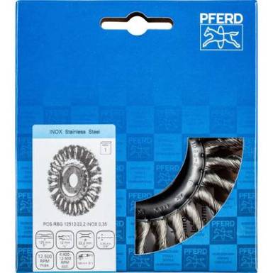 Pferd Körkefe, fonott, POS RBG 12512/22,2 INOX 0,35 43303006 1 db Pferd Körkefe, fonott, POS RBG 12512/22,2 INOX 0,35 43303006 1 db