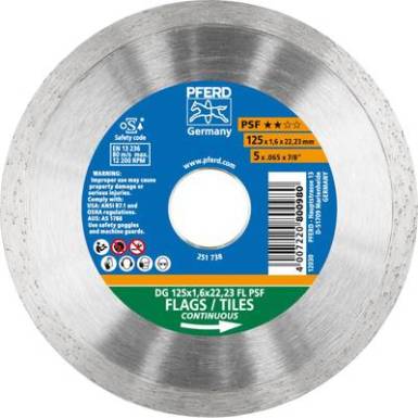 Gyémántszemcsés vágókorong, DG 125 x 1,6 x 22,23 FL PSF Pferd 68000012 ? 125 mm 1 db Gyémántszemcsés vágókorong, DG 125 x 1,6 x 22,23 FL PSF Pferd 68000012 ? 125 mm 1 db