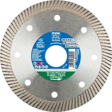 Gyémántszemcsés vágókorong, DG 115 x 1,4 x 22,23 FL SG Pferd 68000031 ? 115 mm 1 db Gyémántszemcsés vágókorong, DG 115 x 1,4 x 22,23 FL SG Pferd 68000031 ? 115 mm 1 db