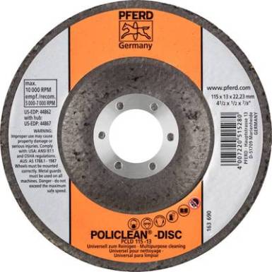 Pferd 44692715 POLICLEAN korong PCLD 115-13 ? 115 mm 5 db Pferd 44692715 POLICLEAN korong PCLD 115-13 ? 115 mm 5 db