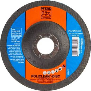Pferd 44692726 POLICLEAN-PLUS korong, PCLD PLUS 125-13 ? 125 mm 5 db Pferd 44692726 POLICLEAN-PLUS korong, PCLD PLUS 125-13 ? 125 mm 5 db