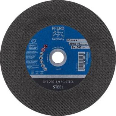 Vágótárcsa, egyenes 230 mm 22.23 mm Pferd Sg Steel 61328131 25 db Vágótárcsa, egyenes 230 mm 22.23 mm Pferd Sg Steel 61328131 25 db