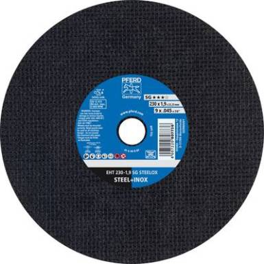 Vágótárcsa, egyenes 230 mm 22.23 mm Pferd Sg Steelox 61328430 25 db Vágótárcsa, egyenes 230 mm 22.23 mm Pferd Sg Steelox 61328430 25 db