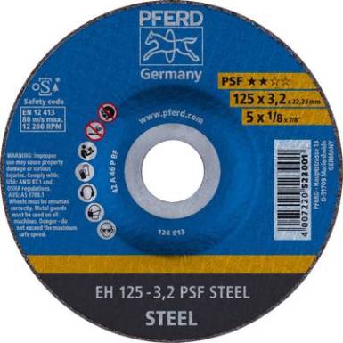 V&aacute;g&oacute;t&aacute;rcsa, hajl&iacute;tott 125 mm 22.23 mm Pferd Psf Steel 61720226 25 db