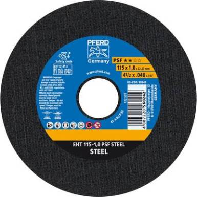 V&aacute;g&oacute;t&aacute;rcsa, egyenes 115 mm 22.23 mm Pferd Psf Steel 61730010 25 db