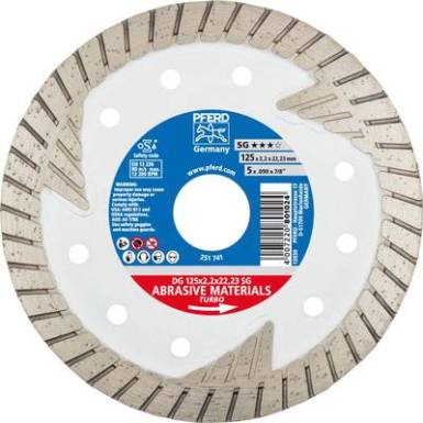 Gyémántszemcsés vágókorong, DG 125 x 2,2 x 22,23 SG Pferd 68000022 ? 125 mm 1 db Gyémántszemcsés vágókorong, DG 125 x 2,2 x 22,23 SG Pferd 68000022 ? 125 mm 1 db