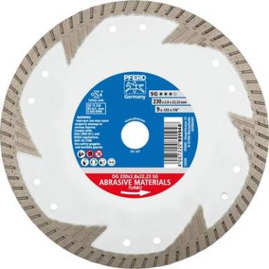 Gyémántszemcsés vágókorong, DG 230 x 2,8 x 22,23 SG Pferd 68000024 ? 230 mm 1 db Gyémántszemcsés vágókorong, DG 230 x 2,8 x 22,23 SG Pferd 68000024 ? 230 mm 1 db