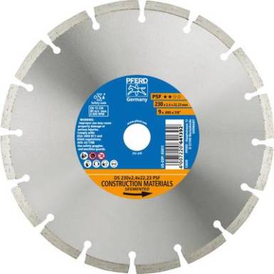 Gyémántszemcsés vágókorong, DS 230 x 2,4 x 22,23 PSF Pferd 68023223 ? 230 mm 1 db Gyémántszemcsés vágókorong, DS 230 x 2,4 x 22,23 PSF Pferd 68023223 ? 230 mm 1 db
