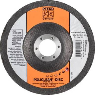 Pferd 44692725 POLICLEAN korong, PCLD 125-13 ? 125 mm 5 db Pferd 44692725 POLICLEAN korong, PCLD 125-13 ? 125 mm 5 db