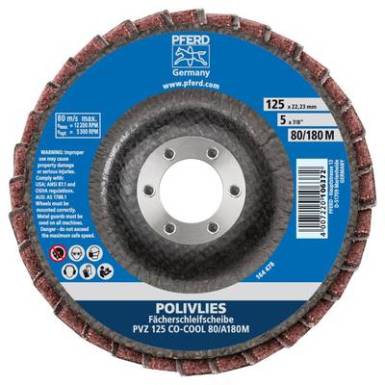 POLIVLIES legyezőlapos csiszolókorong, PVZ 125 CO-COOL 80 / A 180 M Pferd 44695112 ? 125 mm 5 db POLIVLIES legyezőlapos csiszolókorong, PVZ 125 CO-COOL 80 / A 180 M Pferd 44695112 ? 125 mm 5 db