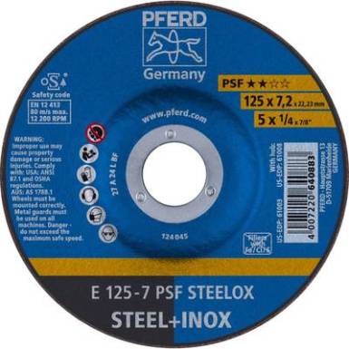 Nagyol&oacute;t&aacute;rcsa, hajl&iacute;tott 125 mm 22.23 mm Pferd Psf Steelox 62012640 10 db