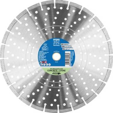 Gyémántszemcsés vágókorong, DS 350 x 2,8 x 25,4 SG Pferd 68000048 ? 350 mm 1 db Gyémántszemcsés vágókorong, DS 350 x 2,8 x 25,4 SG Pferd 68000048 ? 350 mm 1 db