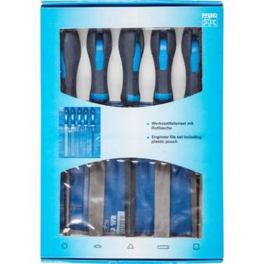 Műhelyreszelők &ouml;sszehajthat&oacute; tokban, 533 WRU 200 200 mm Pferd 11801533 1 db