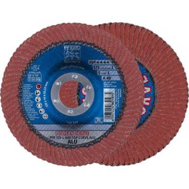 POLIFAN legyezőlapos csiszolókorong, PFR 125-L A 40 SGP CURVE ALU Pferd 67689068 ? 125 mm 10 db POLIFAN legyezőlapos csiszolókorong, PFR 125-L A 40 SGP CURVE ALU Pferd 67689068 ? 125 mm 10 db