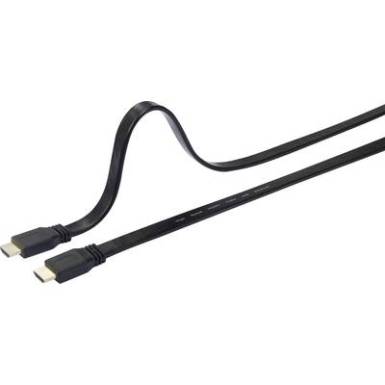 HDMILaposCsatlakoz&oacute;k&aacute;bel[1x HDMI dug&oacute; - 1x HDMI dug&oacute;]5 mFeketeSpeaKa Professional