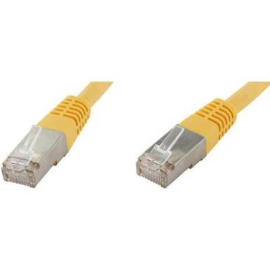 RJ45 H&aacute;l&oacute;zat Csatlakoz&oacute;k&aacute;bel CAT 6 S/FTP 0.50 m S&aacute;rga P&aacute;ros &aacute;rny&eacute;kol&aacute;s econ connect
