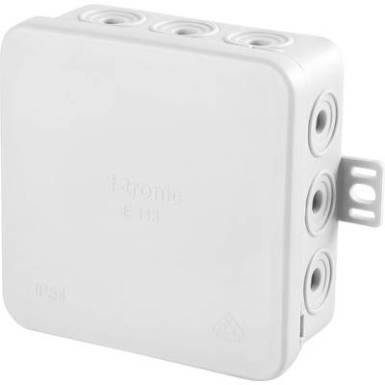 Leágaztató doboz (H x Sz x Ma) 85 x 85 x 40 mm F-Tronic 7340038 Fényes szürke IP54 Leágaztató doboz (H x Sz x Ma) 85 x 85 x 40 mm F-Tronic 7340038 Fényes szürke IP54