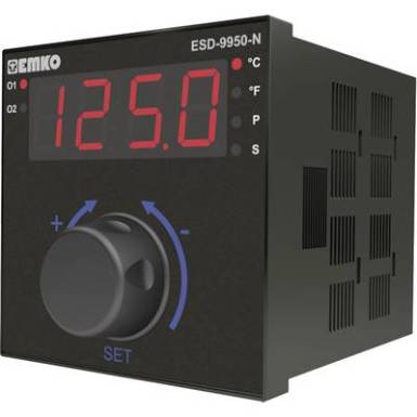 Emko ESD-9950-N.2.20.0.1/02.00/0.0.0.0 Hőm&eacute;rs&eacute;klet szab&aacute;lyoz&oacute; Pt100, S, R, K, J (H x Sz x Ma) 110 x 96 x 96 mm