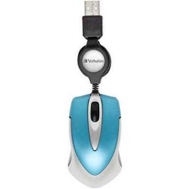 Verbatim Go Mini USB-s egér Optikai Karibi kék Verbatim Go Mini USB-s egér Optikai Karibi kék