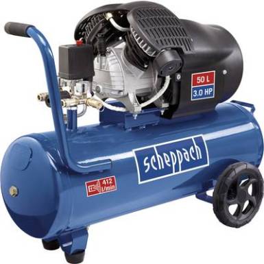 Scheppach Sűrített levegős kompresszor HC53DC 50 l 10 bar Scheppach Sűrített levegős kompresszor HC53DC 50 l 10 bar