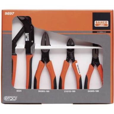 Fogó készlet 4 részes Bahco 9897 Fogó készlet 4 részes Bahco 9897