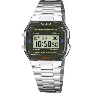 Casio Kronográf Karóra A163WA-1QES (H x Sz x Ma) 36.8 x 33 x 9.1 mm Ezüst Ház anyaga=Nemesacél Anyag (karpánt)=Nemesacél Casio Kronográf Karóra A163WA-1QES (H x Sz x Ma) 36.8 x 33 x 9.1 mm Ezüst Ház anyaga=Nemesacél Anyag (karpánt)=Nemesacél