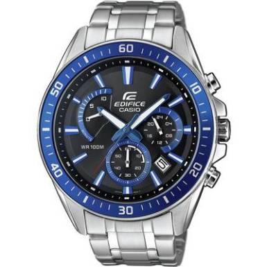 Casio Kronográf Karóra EFR-552D-1A2VUEF (H x Sz x Ma) 53 x 47 x 12.3 mm Ezüst-kék Ház anyaga=Nemesacél Anyag (karpánt)=Nemesacél Casio Kronográf Karóra EFR-552D-1A2VUEF (H x Sz x Ma) 53 x 47 x 12.3 mm Ezüst-kék Ház anyaga=Nemesacél Anyag (karpánt)=Nemesacél