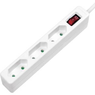 LogiLink LPS230 Elosztó kapcsolóval 3 részes Fehér Csatlakozó dugó LogiLink LPS230 Elosztó kapcsolóval 3 részes Fehér Csatlakozó dugó
