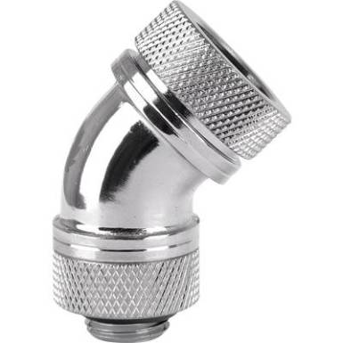 Vízhűtés sarokösszekötő Thermaltake Pacific G1/4 PETG Tube 45-Degree Compression 16mm OD - Chrome Vízhűtés sarokösszekötő Thermaltake Pacific G1/4 PETG Tube 45-Degree Compression 16mm OD - Chrome