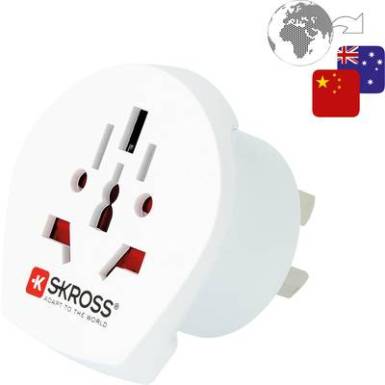 Skross 1.500222-E Úti adapter CA W to AUS/CHINA Skross 1.500222-E Úti adapter CA W to AUS/CHINA