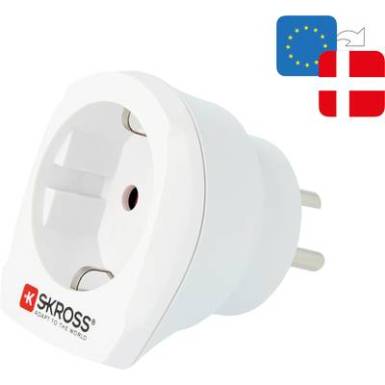 Skross 1.500232-E Úti adapter CA EU to DEN Skross 1.500232-E Úti adapter CA EU to DEN