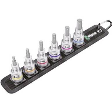 Wera Belt C 2 Zyklop 05003996001 Belső hatlap Dugókulcs bit betét készlet 7 részes Wera Belt C 2 Zyklop 05003996001 Belső hatlap Dugókulcs bit betét készlet 7 részes