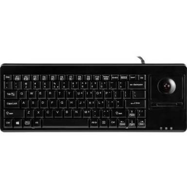 Perixx PERIBOARD-514 H PLUS USB-s billentyűzet Fekete Beépített trackball, Egérgombok, USB csatlakozó Perixx PERIBOARD-514 H PLUS USB-s billentyűzet Fekete Beépített trackball, Egérgombok, USB csatlakozó