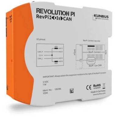 Busz modul Kunbus RevPi Con CAN Busz modul Kunbus RevPi Con CAN