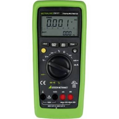 Gossen Metrawatt METRALINE DM 61 K&eacute;zi multim&eacute;ter digit&aacute;lis CAT III 600 V, CAT IV 300 V Kijelző (digitek): 6600