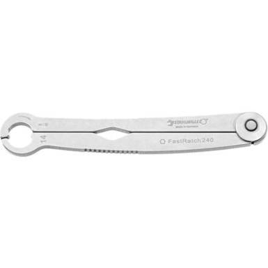 Racsnis egygyűrűs kulcs 1 db 14 mm Stahlwille 240 14-9/16 41101414