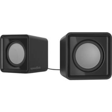 SpeedLink TWOXO 2.0 Számítógép hangszóró Vezetékes 5 W Fekete SpeedLink TWOXO 2.0 Számítógép hangszóró Vezetékes 5 W Fekete