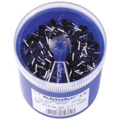 Érvéghüvely készlet 1.50 mm? 1.50 mm? Fekete Klauke GR4728DO 1000 rész Érvéghüvely készlet 1.50 mm? 1.50 mm? Fekete Klauke GR4728DO 1000 rész