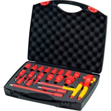 Dug&oacute;kulcs adapter k&eacute;szlet 20 r&eacute;szes Wiha 7208NK2001 43024