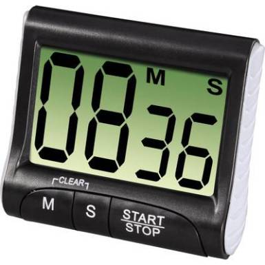 Hama 95304 Időz&iacute;tő Fekete digit&aacute;lis
