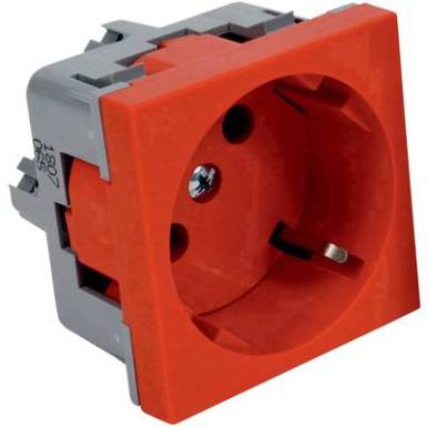 Készülék betét 1 részes dugalj (H x Sz) 45 mm x 45 mm KOPOS QS 45x45_BB 1 db Piros Készülék betét 1 részes dugalj (H x Sz) 45 mm x 45 mm KOPOS QS 45x45_BB 1 db Piros