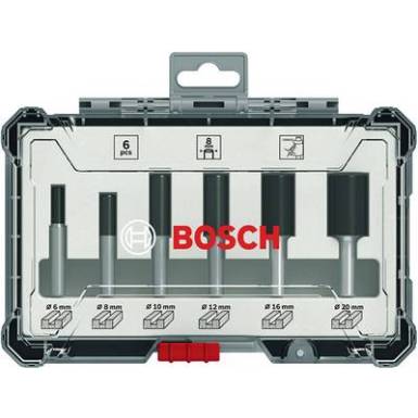 Bosch horonyvágó készlet, 6 db, 6 mm-es szár Bosch Accessories 2607017465 Bosch horonyvágó készlet, 6 db, 6 mm-es szár Bosch Accessories 2607017465