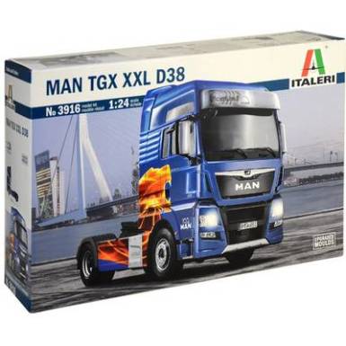 Italeri 510003916 MAN TGX XXL D38 E6 Kamionmodell építőkészlet 1:24 Italeri 510003916 MAN TGX XXL D38 E6 Kamionmodell építőkészlet 1:24