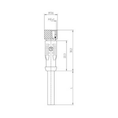 Lutronic 1029 Érzékelő-/működtető összekötő, konfekcionált M8 Csatlakozóaljzat, egyenes 5 m Pólusszám: 4 1 db Lutronic 1029 Érzékelő-/működtető összekötő, konfekcionált M8 Csatlakozóaljzat, egyenes 5 m Pólusszám: 4 1 db