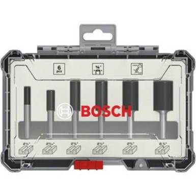 Hornyoló marókészlet, 6 db, 1/4 " szár Bosch Accessories 2607017467 Hornyoló marókészlet, 6 db, 1/4 " szár Bosch Accessories 2607017467